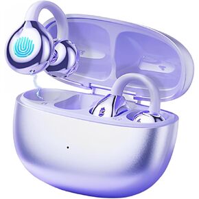 AI Translation Earbuds Real Time 144 Language Translation Headphones, Online Wireless Language Translator Earbuds 3-in-1 Translating Device with APP for Travel Business Learning, Purple