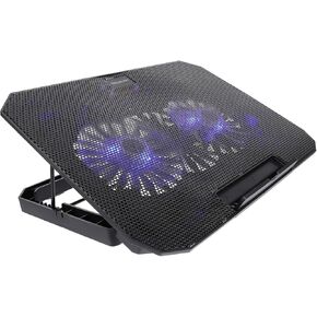 POPETPOP 14-15.6in Laptop Cooling Pad Laptop Radiator Stand Cooler Abs Material Silent and Portable Stand