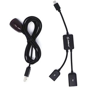 IReTV USB IR Receiver & USB Y Cable for use with F-TV, with The Inteset INT422 & Harmony Remotes (Remote not Included)