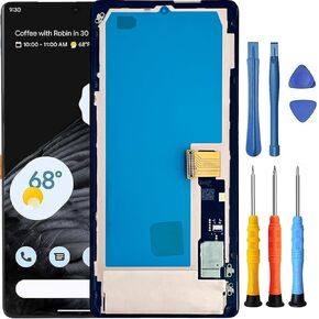 for Google Pixel 7 Pro Screen Replacement for Google Pixel 7 Pro Screen Replacement with GP4BC GE2AE LCD Display Touch Digitizer Assembly with Tools Black 6.7 Inch