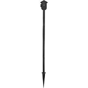 Security Camera Ground Stake and Weatherproof Silicone Skin Compatible with Arlo Essential XL Camera (2nd Gen) Suitable for Stake Into Soft Ground（Black）
