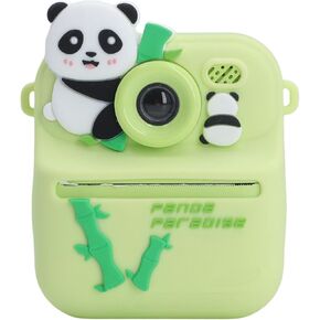 EBTOOLS Instant Print Camera, HD Double Lens, 48Mp 16X Digital Zoom, 1080P Selfie Instant Camera, 2.4 Inch Screen, with Print Paper, Filters, Game, Music (Green)