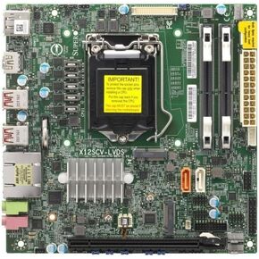 SUPERMICRO MBD-X12SCV-LVDS-O Mini-ITX Server Motherboard LGA 1200 Intel W480E