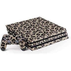 Skinit Decal Gaming Skin Compatible with PS4 Pro Console and Controller Bundle - Officially Licensed Skinit Originally Designed Leopard Print Design