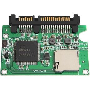Memory Card to Sata Adapter Converter, Fast Transmission SDHC/SDXC to 7+15P Sata Converter Card