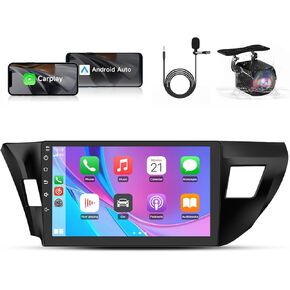 Android 13 Car Radio Stereo for Toyota Corolla 2014 2015 2016 with Carplay Android Auto