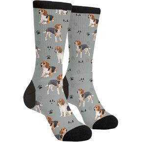 Funny Dog Novelty Crew Socks Casual Crazy Funny Dress Socks For Women Men Teens Gift in Kuwait