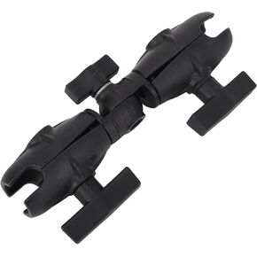 Double Socket Ratchet Arm with 1.5in C Size Ball Sockets 10.5lbs Static Load 360 Degree Rotation 8.1in Double Socket Arm for RAM Mount and 1" Ball Systems from Arkon