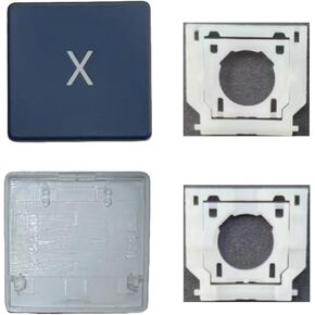 Replacement Letter X Keycap Keys and Hinges Compatible for Surface Laptop 3/4/5/6/7 13.5/15inch 1867 1868 1872 1873 1950 1951 1952 1953 2033 2036 Keyboard X Key Cap (Black)