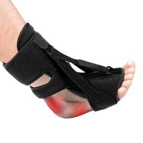 (Black-1PC) Plantar Fasciitis Night Splint-Upgrade 3 Adjustable Planter Facetious Relief Brace,Plantar Fasciitis Relief Women Men Straps,Support Relief Foot Drop Achilles Tendonitis Day Night