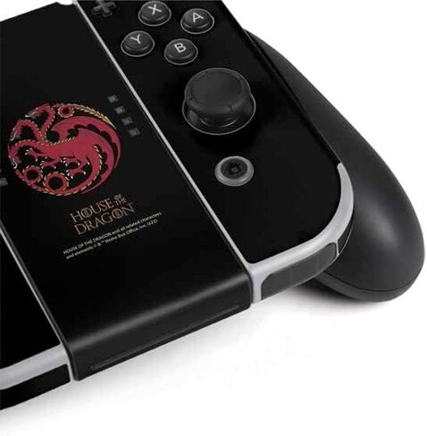 Skinit Decal Gaming Skin Compatible with Nintendo Switch OLED (2021) - Officially Licensed HBO House of The Dragon Red Tararyen Sigil Design in Saudi Arabia