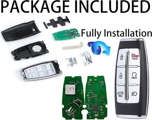 Smart Key for Hyundai Genesis G80 2021, Alliskeys 8-Buttons Proximity Key Fob Replacement for Hyundai Genesis G80 2021 TQ8-FOB-4F35 95440-T1200 in Saudi Arabia