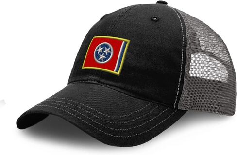 Richardson Soft Mesh Cap Hat Embroidered Tennessee State Flag Embroidery Trucker Hats for Men & Women in Saudi Arabia