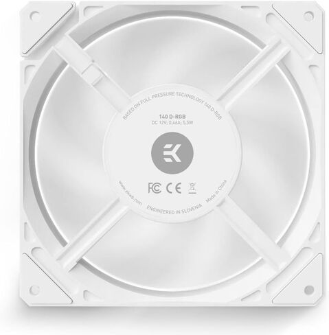 EKWB EK-LOOP FPT 140MM FAN ، 600-2200 دورة في الدقيقة ، RGB الرقمية ، الأسود ، 2 عبوة in Kuwait