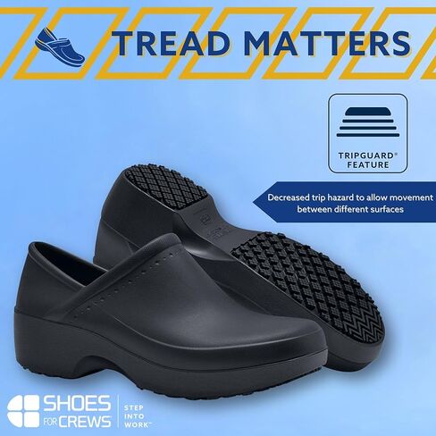 Shoes for Crews Cobalt, Clogs for Women, Slip Resistant, Water Resistant Slip On Work Shoes for Food Service Chefs Kitchen Nurses in Kuwait