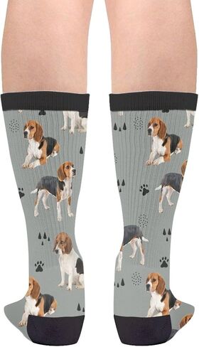 Funny Dog Novelty Crew Socks Casual Crazy Funny Dress Socks For Women Men Teens Gift in Kuwait