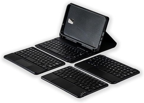 Keyboard Case for Samsung Galaxy Tab Active 2/3/5 (SM-T390/SM-T395/SM-X300/X306B/T570/T575) Removable Wireless Bluetooth Keyboard Built-in Pen Holder (Black Case,Single Case) in Saudi Arabia