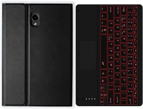 Keyboard Case for Samsung Galaxy Tab Active 2/3/5 (SM-T390/SM-T395/SM-X300/X306B/T570/T575) Removable Wireless Bluetooth Keyboard Built-in Pen Holder (Black Case,Single Case) in Saudi Arabia