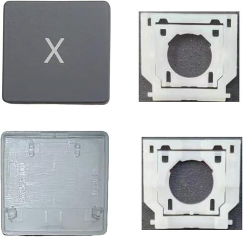 Replacement Letter X Keycap Keys and Hinges Compatible for Surface Laptop 3/4/5/6/7 13.5/15inch 1867 1868 1872 1873 1950 1951 1952 1953 2033 2036 Keyboard X Key Cap (Black) in Kuwait