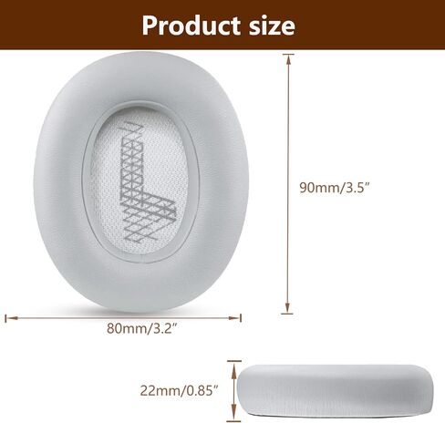 منصات الأذن البديلة ، المتوافقة مع سماعات الرأس JBL E65/Live 650/Live 660/Duet NC Over-Ear. جلد بروتين ناعم جديد جنبا إلى جنب مع رغوة ذاكرة عالية الكثافة ، وسادات الأذن البديلة (الأزرق) in Kuwait