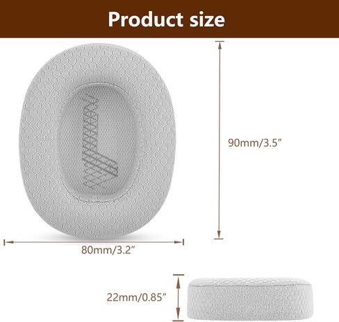 منصات الأذن البديلة ، المتوافقة مع سماعات الرأس JBL E65/Live 650/Live 660/Duet NC Over-Ear. جلد بروتين ناعم جديد جنبا إلى جنب مع رغوة ذاكرة عالية الكثافة ، وسادات الأذن البديلة (الأزرق) in Kuwait