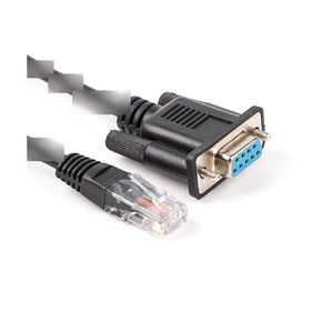 RJ45 Cat5e CAT6 to RS232 DB9 Console Router Cable (Size : 1.5M, Color : Black)