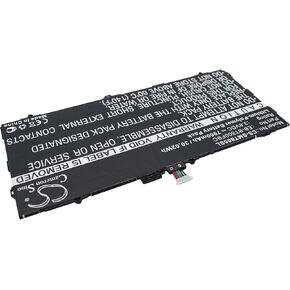 Battery Compatible with Samsung Chagall, Galaxy Tab S 10.5, TabS, SM-T800, SM-T800NTSEXAR, SM-T801, SM-T805, Part Number: EB-BT800FBC, EB-BT800FBE, EB-BT800FBU, 7900mAh