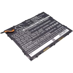 Battery Compatible with Samsung Galaxy Tab A 10.1 2016, Tab E 10.1, SM-P580, SM-P585M, SM-P585N0, SM-T580NZKAXAR, Part Number: EB-BT585ABA, EB-BT585ABE, GH43-04628A, 6000mAh