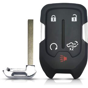 Keyless Entry Remote, Key Fob Control Replacement 5 Button Car Smart Key for GMC Sierra 1500 2500 3500 2019 2020 2021 2022 2023 Chevrolet Silverado 1500 2500 3500 HYQ1ES 13522904 13522854 433 MHz