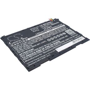 6000mAh/3.8V Battery Replacement for Samsung Galaxy Tab A 9.7, Tab A Plus 9.7, SM-P350, SM-P550, SM-P555, SM-P555Y, SM-T550, SM-T555, SM-T555C, P/N: EB-BT550ABA, EB-BT550ABE
