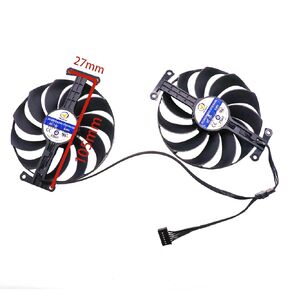 BestParts 86mm New Graphics Card Video Card Cooling Fan Replacement for ASUS RTX4070 12GB Dual OC Silent Fan CF1010U12D 27mm 7-pin