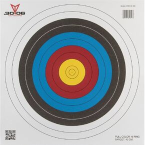 .30-06 10 Ring Paper Target 100 Count