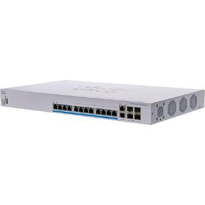 Cisco Business CBS350-12NP-4X Managed Switch | 12 Port 5GE | PoE | 2x10G Combo | 2x10G SFP+ | Limited Lifetime Hardware Warranty (CBS350-12NP-4X-NA) (Renewed)