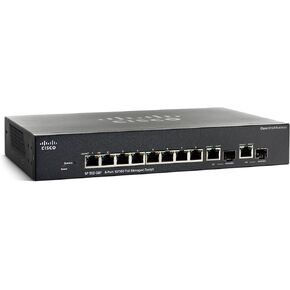 Cisco SF302-08P 8-Port 10/100 PoE Managed Switch with Gigabit Uplinks (SRW208P-K9-NA)