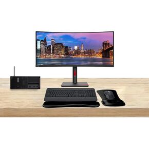 Lenovo ThinkStation P3 Tower i7k, 64GB RAM, 1TB SSD, Windows 11 Pro, RTX A4000 16GB DDR6 Bundled with ThinkVision T34w 34" Curved 2K, MK650 Wireless Keyboard & Mouse, Gel Mouse & Wrist Pad