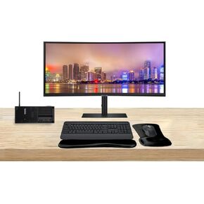Lenovo ThinkStation P3 Tower i7k, 64GB RAM, 1TB SSD, RTX A4000 16GB DDR6 Bundled with ViewFinity S95UC 49" Curved Dual 2K, MK650 Wireless Keyboard & Mouse, Gel Mouse & Wrist Pad