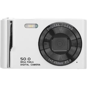 4K 50MP Digital Camera HD 16x Digital Zoom 2.8 Inch LCD Screen Anti Shake Autofocus Retro Compact Small Camera with Flash for Travel (Pink) in Kuwait