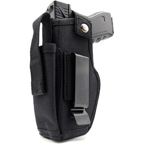 IWB/OWB Concealed Carry Pistol Holsters with Mag Pouch, Right/Left Hand Gun Holder Fits Glock/Sig Gun Holster for Pistols