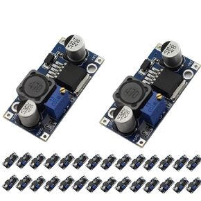 30 Packs Electronic Voltage Stabilizer Power Supply Module: Adjustable Buck Converter LM2596 DC-DC Step Down Variable Volt Regulator, Input 3.2V-40V, Output 1.25V-35V
