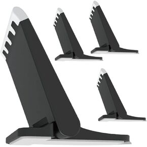4Pcs Ergonomic Laptop Stand Foldable Portable Notebook Holder for Desk Height Airflow Riser Slip Design Compatible with Laptops Tablets Durable