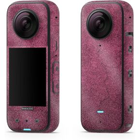 Glossy Glitter Skin Compatible with Insta360 X3 (2022) - Pink Gravel - Premium 3M Vinyl Protective Wrap Decal Cover - Easy to Apply | Crafted in The USA by MightySkins
