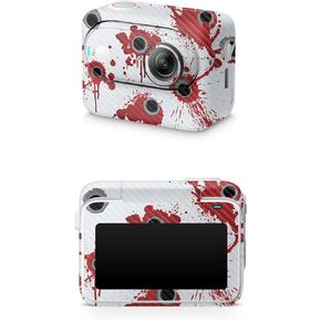 Carbon Fiber Skin Compatible with Insta360 GO 3 (2023) - Bullet Holes - Premium 3M Vinyl Protective Wrap Decal Cover - Easy to Apply | Crafted in The USA by MightySkins