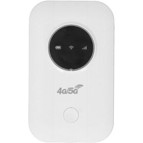 4G LTE Mobile Modem Router, 300Mbps Unlocked Modem Router Hotspot Up to 10 Users Built in 3650mAh SIM Card Slot Portable Travel for Home Office