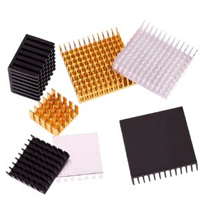 1Pcs Aluminum Radiator Ic Heat Sink Slotting Heatsink for Electronic Chip Cool Pads 22X22X10/28X28X6/28X28X20/40X40X11Mm