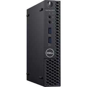 Dell Optiplex 3070 (Latest Model) Micro PC (MFF) Core i3-9100T (3.10Ghz Quad Core) 8GB DDR4 RAM 256GB PCIe M.2 SSD Windows 10 Professional (Renewed)