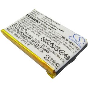 250 مللي أمبير في الساعة/3.7 فولت استبدال البطارية لـ Apple 1Pod Shuffle ، MB226LL/A ، MB228LL/A ، MB519LL/A ، MB523LL/A ، MB682LL/A ، MB684LL/A ، MB686LL/A ، MB812LL/A ، MB814LL/A ، MB816. 616-0212
