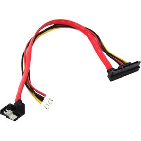 SATA 7+ 15 إلى 4 PIN XH2.54+ كابل SATA لنقل بيانات القرص الصلب/خط الشحن PL-AUG محرك أقراص بصري 90 درجة زاوية IDE (50 سم) in Saudi Arabia