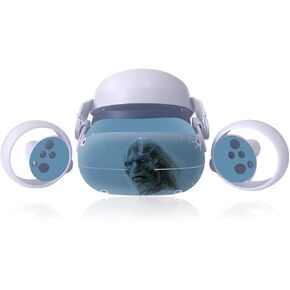 Skin for Oculus Quest 2 VR Anti-Scratch Waterproof Protective Stickers Cute Sticker Protection Accessories (Color : 3)