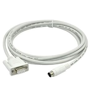 1pc Programming Cable TPC-FX for TPC Touch Panel HMI Connect FX Series RS232 Serial(White,2m)