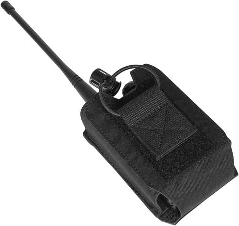 KRYDEX Tactical Radio Holster Adjustable Radio Pouch with Molle and Belt Loop for Two Ways Walkie Talkie in Saudi Arabia